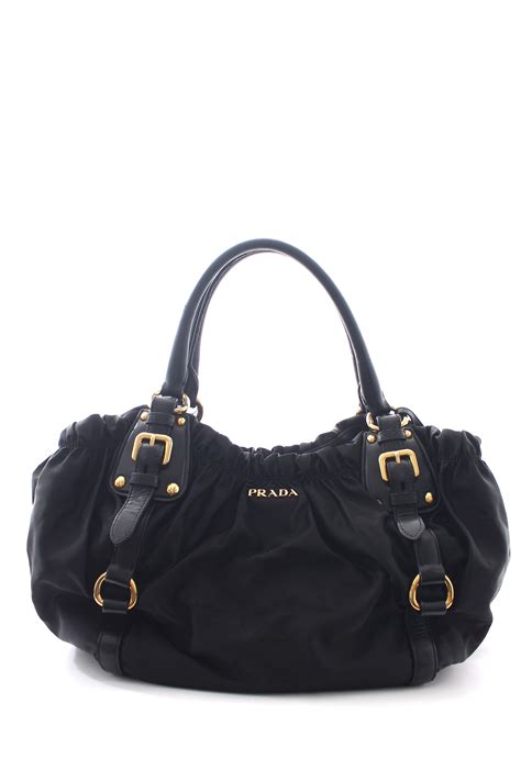 nylon shopper prada|prada ruched nylon bag.